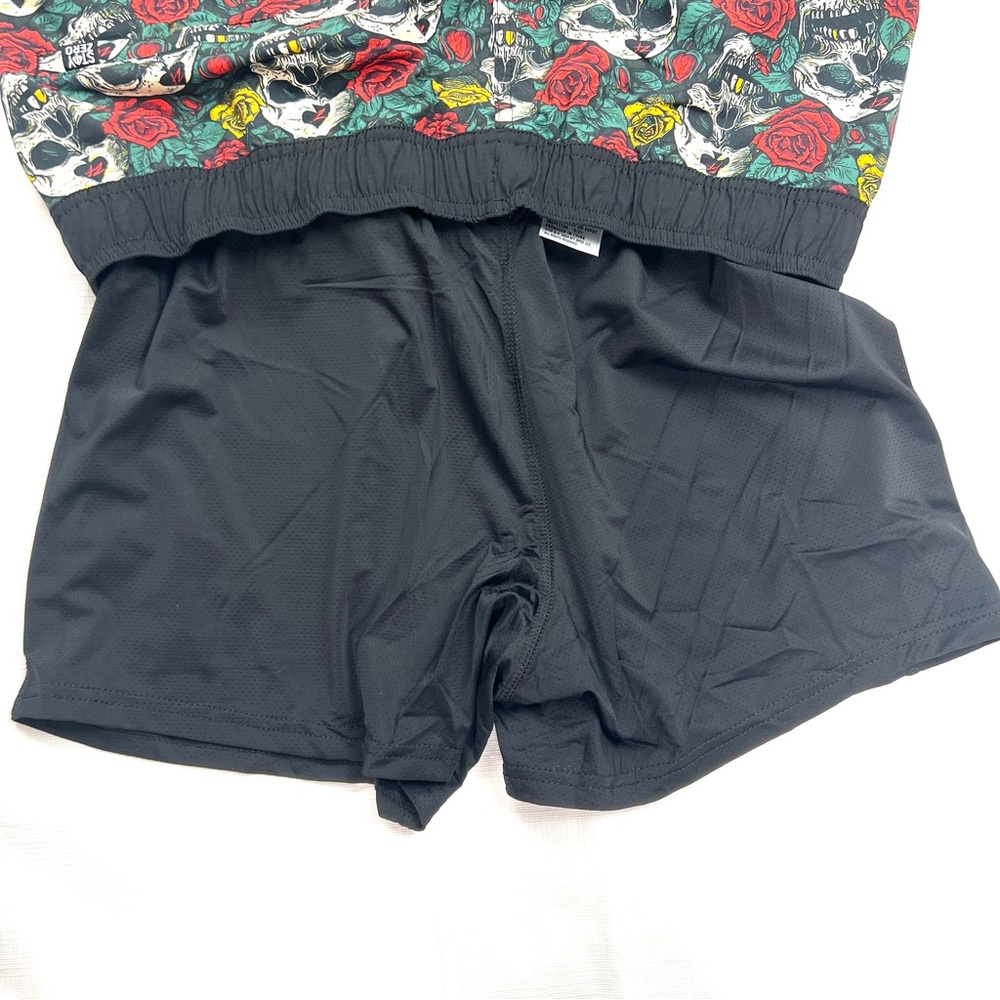 Zero Foxtrot Skull & Roses Lined Training Shorts Men's Size Medium 5” Inseam - Picture 11 of 11